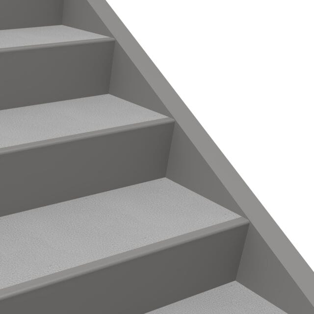 Concrete Stair Treads with Closed Risers